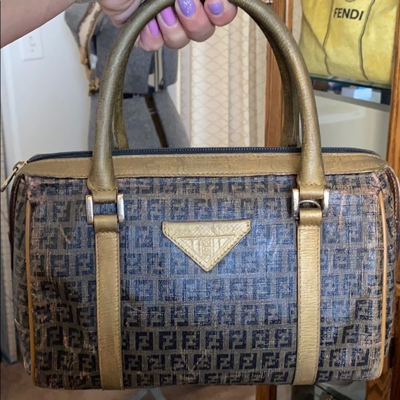 canvas fendi bag